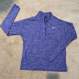 Nike Running Purple Dri-Fit Half Zip Pullover Women’s Size Medium